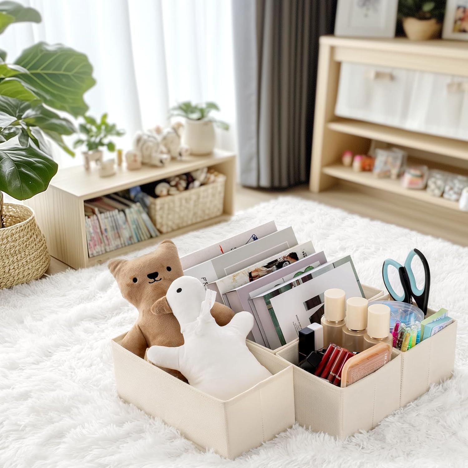 Rangement tiroir compartimenté – Lot de 6 organisateurs
